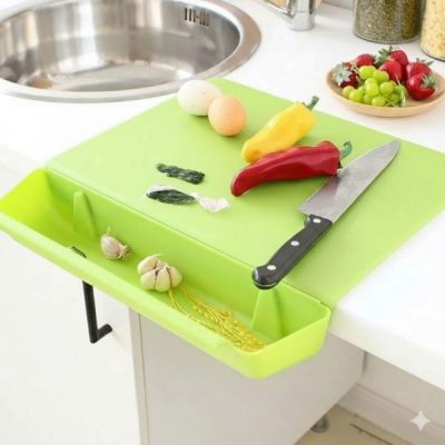 Krájecí prkénko s nádobou na organický odpad